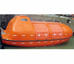 Partially enclosed lifeboat