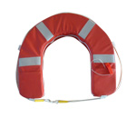 U buoy red with reflective tape